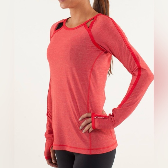 Lululemon Athletica Women’s Team Spirit Long Sleeve Athletic Top SIZE 8 MEDIUM - Picture 1 of 16